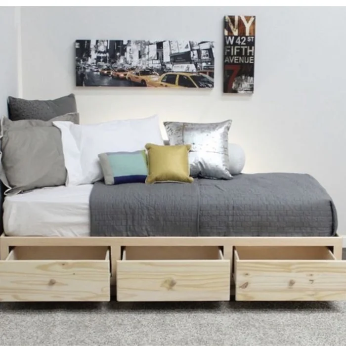 Cama Thuja en Madera natural - Dormitorio, Uruguay | Treehouse Deco, vista 3