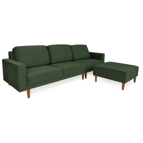 Sofá Modular Kalifa CON PUFF / ÚLTIMAS UNIDADES en Verde - Sillones y sofás, Uruguay | Unsi