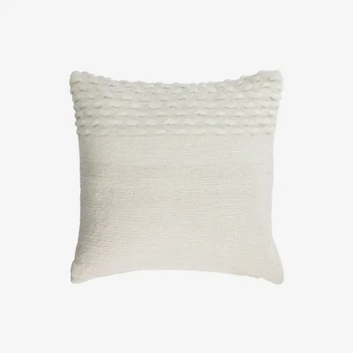 Almohadón Beva blanco 45 x 45 cm en Blanco - Textiles, Uruguay | Kavehome