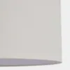 Pantalla para lámpara de techo Niani en algodón color marfil - Ø45 cm en Blanco - Lámparas colgantes, Uruguay | Kavehome, vista 3 de 4