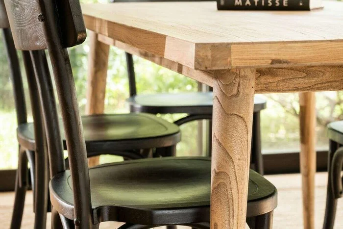 MESA COMEDOR NORDICA - OLMO NATURAL - 1.80 X 0.90 MTS en Madera natural - Mesas de comedor, Uruguay | La Iberica, vista 31