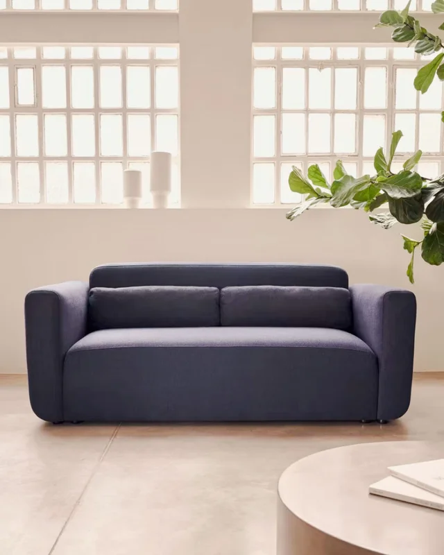 Sofá modular Neom 2 plazas azul 188 cm en Azul - Sillones y sofás, Uruguay | Kavehome, vista 3