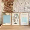 Kit x3 Cuadros Abstractos Matisse Celeste Azul 40 x 60 cm - Decoración de pared, Uruguay | Berna home, vista 2 de 8