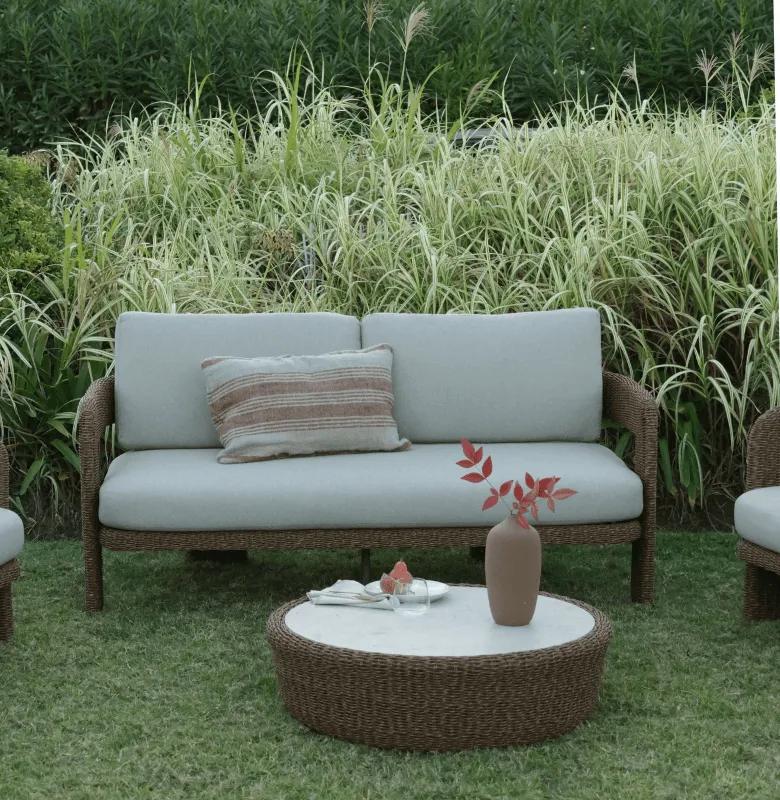 SOFA MAE EXTERIOR BEIGE MADERA NATURAL en Madera natural - Muebles para el exterior, Uruguay | Masinfinito Casa