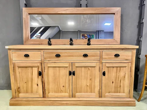 Aparador Bargueño Madera Maciza Arenado 180x90x38 - Ozark A Eleccion en Madera natural - Aparadores y recibidores, Uruguay | Ozark Home, vista 7