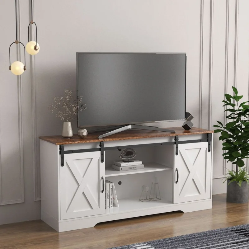 Rack de tv Ohio en Blanco - Muebles para TV, Uruguay | La Cueva Muebles, vista 3