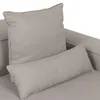 Sofá Kai 1 Cuerpo Tela Gris Modular Chaise Con Brazo Derecho en Gris - Sillones y sofás, Uruguay | Divino, vista 6 de 6