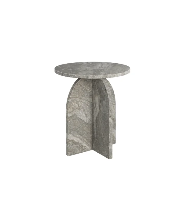 MESA LATERAL VERONA MARMOL SILVER POTRO en Gris - Mesas de arrimo, Uruguay | Más Infinito Casa
