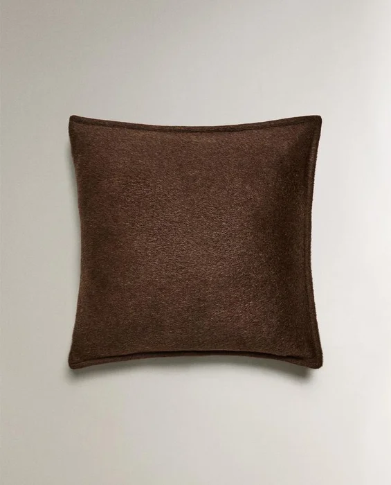 FUNDA COJÍN PELO en Marrón - Textiles, Uruguay | Zara Home, vista 2