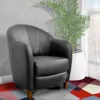 Butaca 100% Cuero - Bull - Negro en Negro - Sillones y sofás, Uruguay | Ecowood, vista 2 de 3