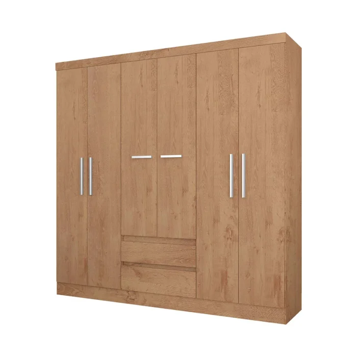Placard Ropero 6 Puertas Mdp Marron 0600r Viena en Marrón - Roperos y placares, Uruguay | Divino, vista 2
