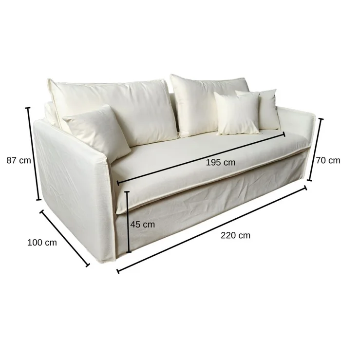 Sillon 3 cuerpos Jeff en Beige - Sillones y sofás, Uruguay | La Cueva Muebles, vista 2