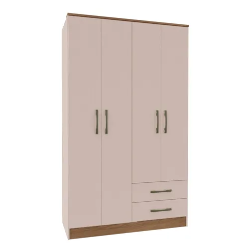 CASTRO- ROPERO TOQUIO 4 PUERTAS BLUSH 4400A-M - Roperos y placares, Uruguay | Alfa Ventas