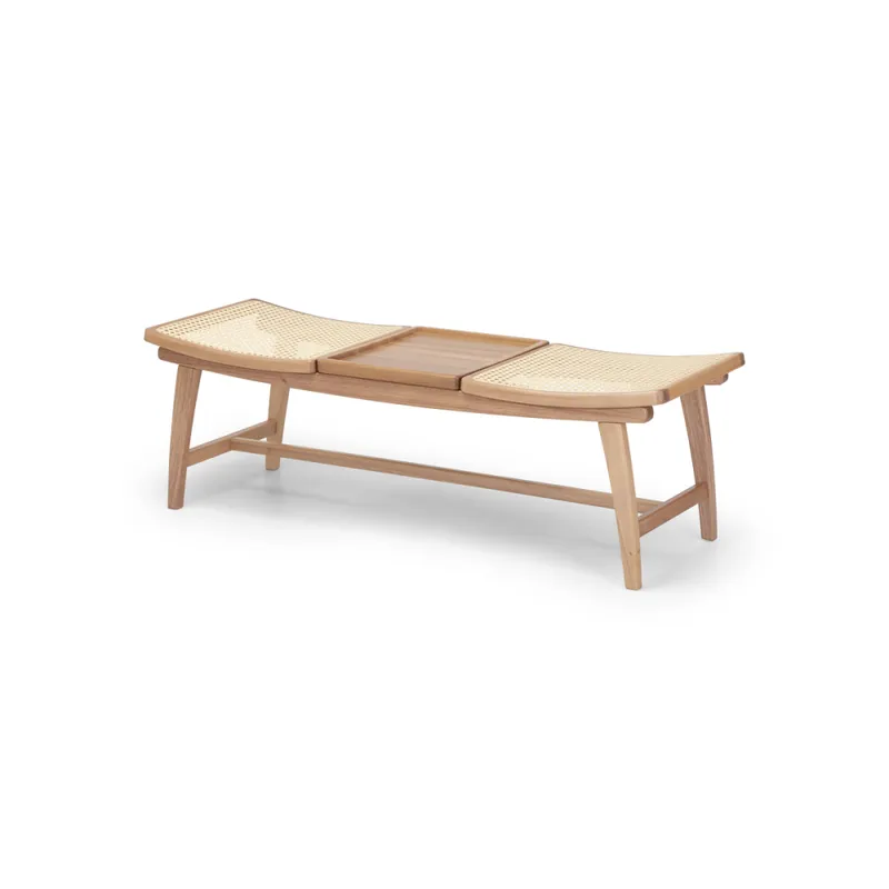 Banco Siena - Madera Natural en Beige - Butacas, banquetas y puffs, Uruguay | NYR
