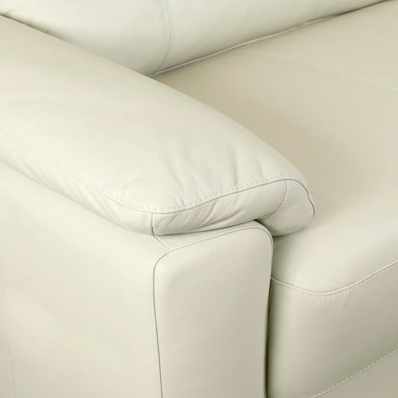 Sofa 3 Cuerpos Cuero-100-natural Natural-beige Venecia Crudo en Blanco - Sillones y sofás, Uruguay | Divino, vista 5