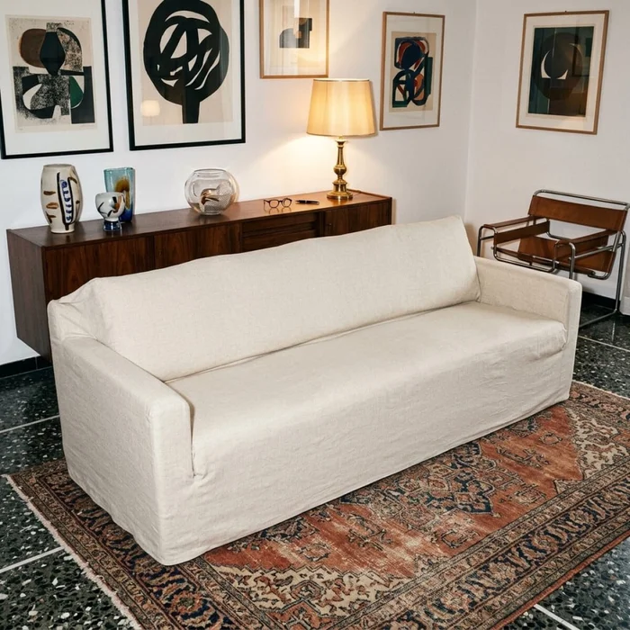 Funda sillón Copenhague 4 cuerpos - Beige en Beige - Textiles, Uruguay | Buho Store