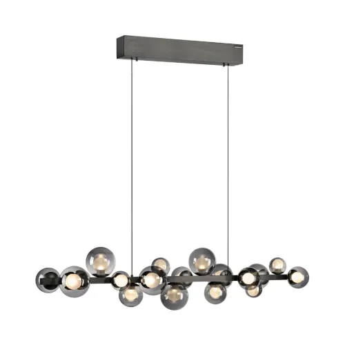 Colgante led 18 esferas 32w motorizado a control remoto con varias funciones - PLATA en Gris - Lámparas colgantes, Uruguay | Iluminica