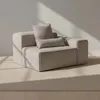 Sofá Kai 1 Cuerpo Tela Gris Modular Con Brazo Derecho en Gris - Sillones y sofás, Uruguay | Divino, vista 1 de 5