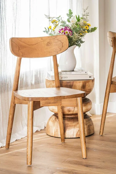 SILLA MICK - OLMO MIEL en Madera natural - Sillas, Uruguay | La Iberica, vista 7