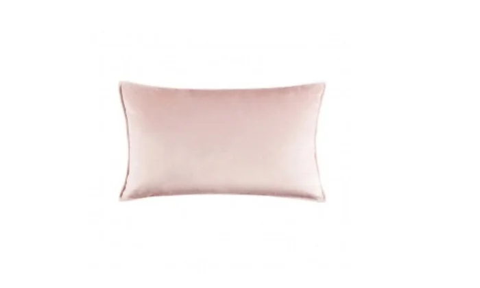 Almohadón Velvet Pink con borde en Rosa - Textiles, Uruguay | Finkel