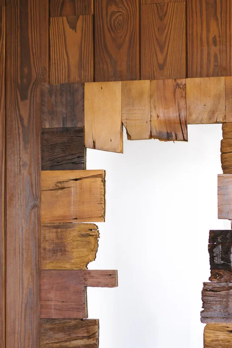 ESPEJO RÚSTICO GUARUJÁ 180x90 en Madera natural - Espejos, Uruguay | Fundamento Muebles, vista 3