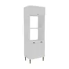 Panelero Cocina 3 Puertas Varios Estantes Tiradores Metalicos en Blanco - Mesas de luz, Uruguay | Soy Hogar, vista 1 de 8