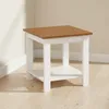Mesa De Living Lateral - Arrime Madera Blanco Agata Bco/nat en Multicolor - Mesas de living, Uruguay | Divino, vista 1 de 3
