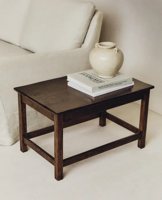 MESA AUXILIAR MADERA - Mesas de living, Uruguay | Zara Home