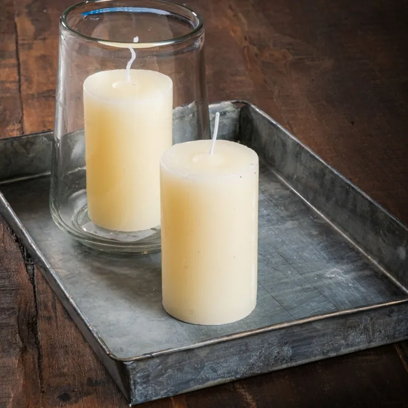 Vela 6x10 en Madera natural - Velas y Portavelas, Uruguay | Soho Deco