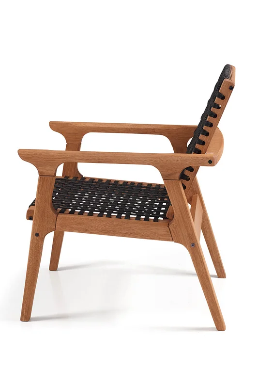 POLTRONA TRACO CUERDA NEGRA 58x72x83CM JATOBA - Muebles para el exterior, Uruguay | Vinibel, vista 3