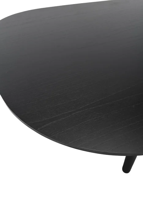 MESA DE LIVING PIEMONT CINAMOMO NEGRA 100X68X32H CM en negro y patas - Mesas de living, Uruguay | Vinibel, vista 4