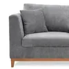 Sofá Belfast - Tela Microfibra - 2 cuerpos - 2222 (Grafito) en Gris - Sillones y sofás, Uruguay | NYR, vista 5 de 8