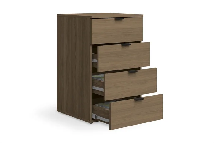 CAJONERO LINEA MUNIQUE 4 CAJONES OFICINA PREMIUM en Marrón - Bibliotecas, Uruguay | Balton, vista 2