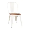 Silla De Comedor Cy-2000w2 Metal Blanco Estilo Tolix en Blanco - Sillas, Uruguay | Divino, vista 2 de 4