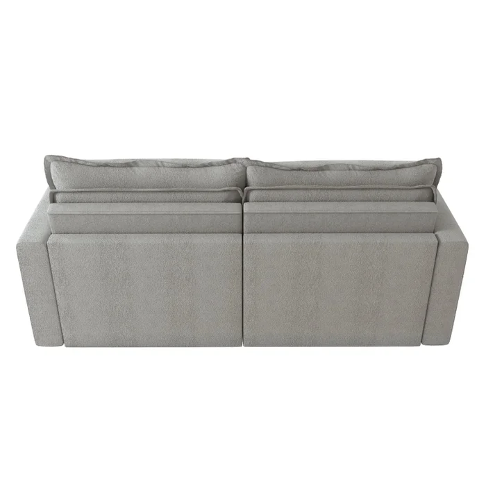 SOFA CAMA RETRACTIL/RECLINABLE TREVO 236CM en Gris - Sillones y sofás, Uruguay | Balton, vista 9