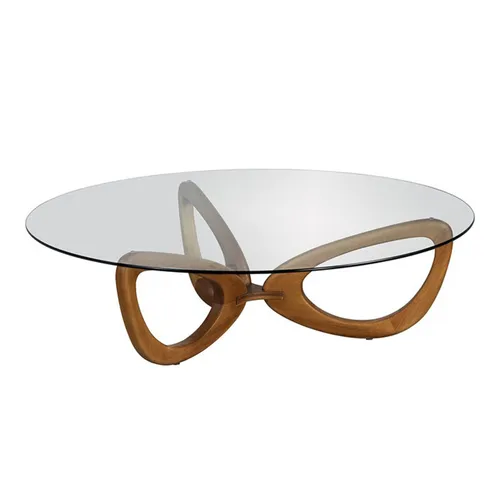 MESA DE LIVING MOOI NATURAL 100x100X35H CM en Madera natural - Mesas de living, Uruguay | Vinibel