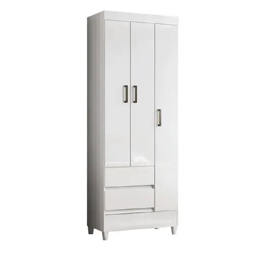 Ropero 3 Puertas 2 Cajones Varios Estantes Dormitorio - Roperos y placares, Uruguay | Muebles Express