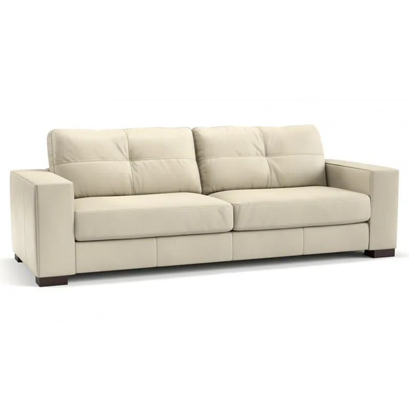 SOFA 100% CUERO - MODELO DOMINI - 4 CUERPOS - PERLA MATE en Perla - Sillones y sofás, Uruguay | Champagne Home