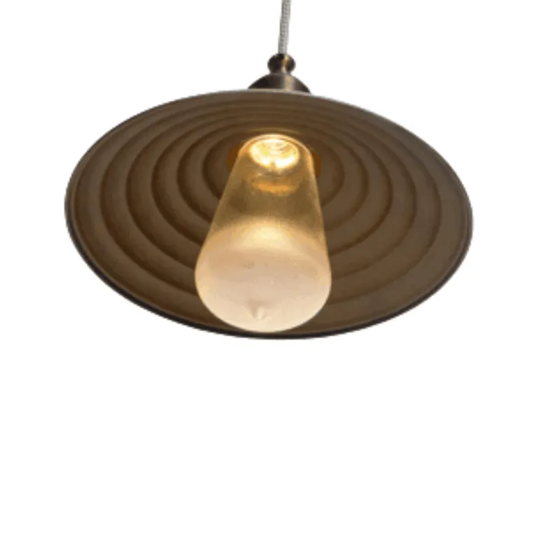 Vintage Brown con bombilla Oval en Marrón - Lámparas colgantes, Uruguay | Darko Lighting