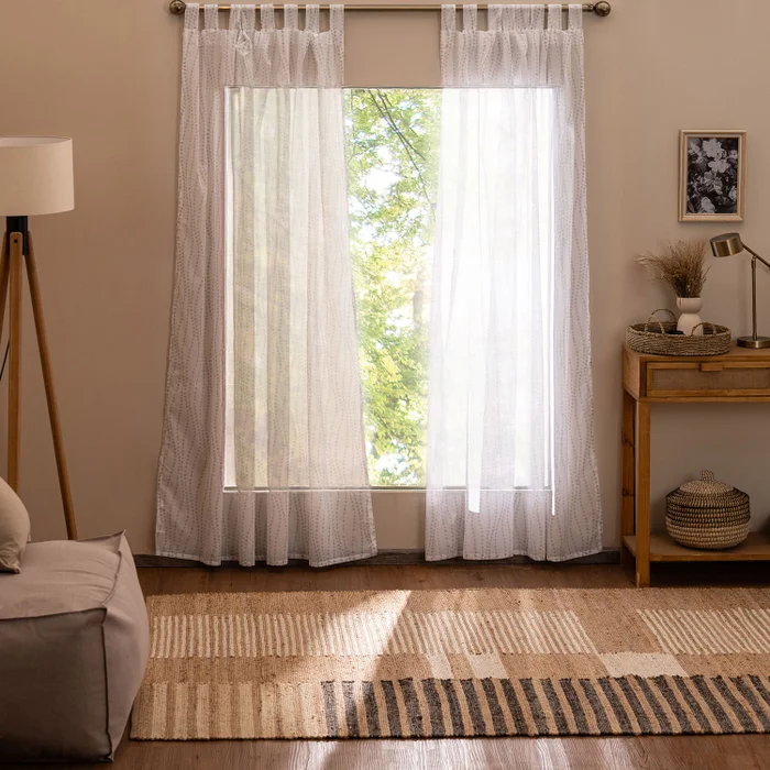 Set de Cortinas de Ambiente Labradas - Textiles, Uruguay | Arredo