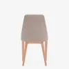 Silla Rosie de chenilla y patas de madera maciza de fresno con acabado natural - marrón en Marrón, Natural - Sillas, Uruguay | Kavehome, vista 9 de 10