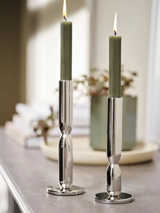 Candelabro ADRIAN Ø7xH22cm cromo - Velas y Portavelas, Uruguay | JYSK, vista 2