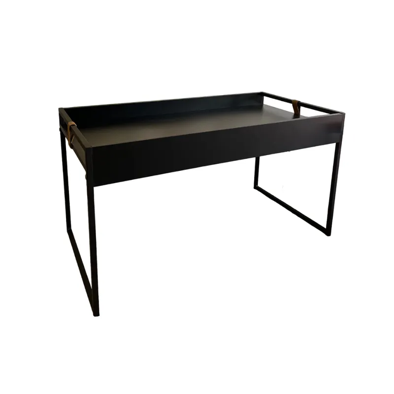 Mesa de Centro Rectangular Columbia Alta - Negra en Madera natural - Mesas de living, Uruguay | Berna home
