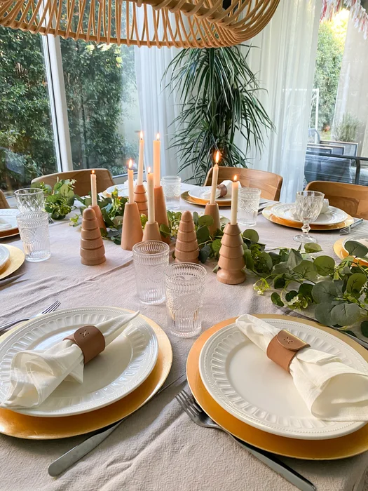 Set candelabros cono x 3 en Madera natural - Velas y Portavelas, Uruguay | Dreams On Time, vista 8