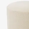 Reposapiés desenfundable Kaeli de borreguito crudo Ø 43 cm en Blanco - Butacas, banquetas y puffs, Uruguay | Kavehome, vista 4 de 6