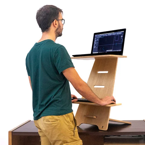 Escritorio Portatil Mumbai en Madera natural - Escritorios, Uruguay | Benteveo, vista 2