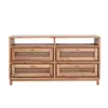Comoda 4 Cajones Madera Natural-beige Trento en Madera natural - Cómodas, Uruguay | Divino, vista 2 de 5