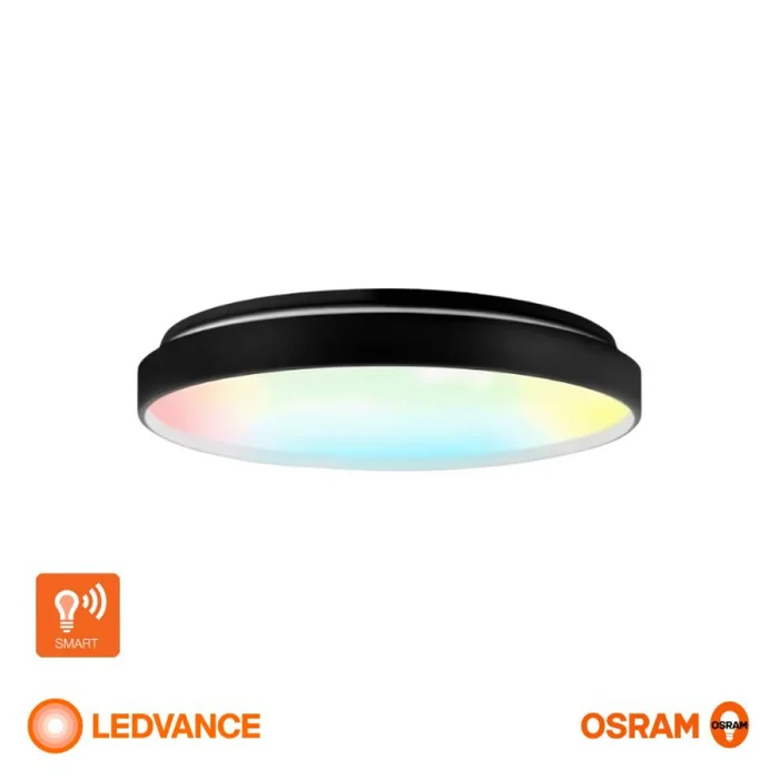 Panel LED LEDVANCE OSRAM Deco Smart Negro De Adosar 32W RGB en Blanco - Lámparas colgantes, Uruguay | Serlux