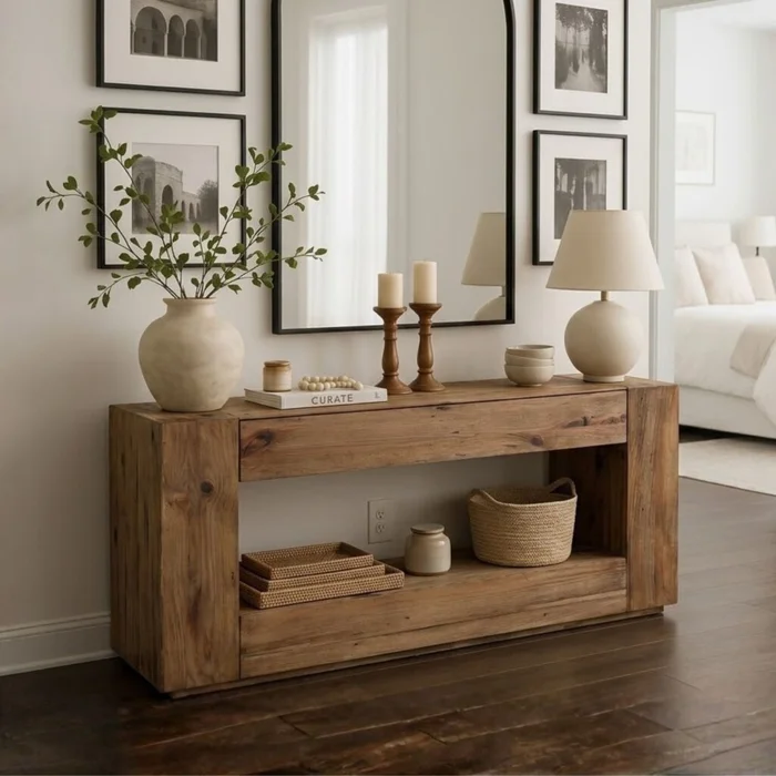 Aparador Linea Rimini en Madera natural - Aparadores y recibidores, Uruguay | La Cueva Muebles