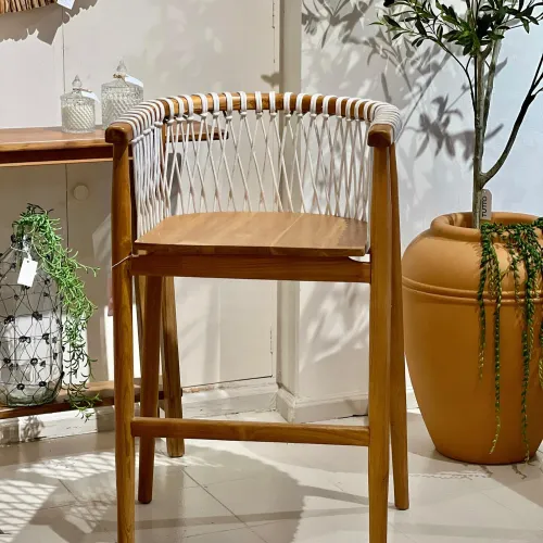 Silla bar en Madera natural - Butacas, banquetas y puffs, Uruguay | FMB